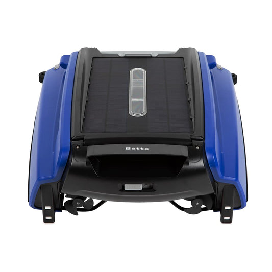 Betta SE Solar Powered Robotic Pool Skimmer, 24/7 Continuous Cleaning, Twin Salt-Chlorine Resistant Motors