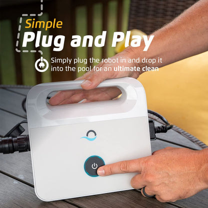 Dolphin Nautilus CC Robotic Pool Cleaner, Wall Climbing Brush, Top Load Filter, Up to 33 ft Pools