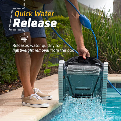 Dolphin Nautilus CC Robotic Pool Cleaner, Wall Climbing Brush, Top Load Filter, Up to 33 ft Pools