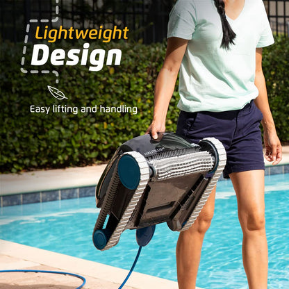 Dolphin Nautilus CC Robotic Pool Cleaner, Wall Climbing Brush, Top Load Filter, Up to 33 ft Pools
