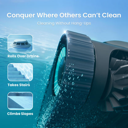 Aiper Scuba S1 Robotic Pool Cleaner, 270 min Runtime, Smart Navigation, 11 Sensors, App Support