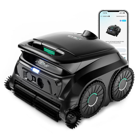 (2026 New) WYBOT B1 Robotic Pool Cleaner, Floor & Wall Cleaning, 120 min Cordless, Smart Navigation, Self-Parking