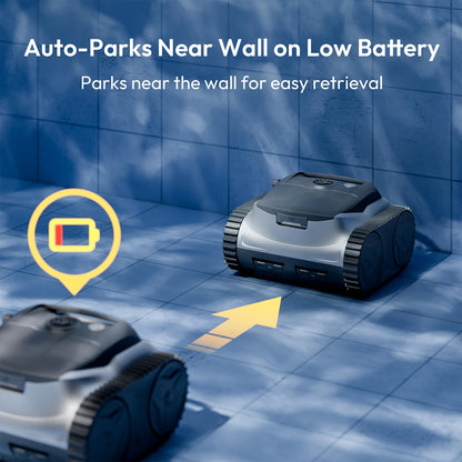 (2026 New) Bubot 700 Cordless Robotic Pool Cleaner, 210 min Runtime, Triple Motor, Floor/Wall/Waterline Cleaning
